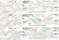 Money Standard Disbursement Designer Business Checks | BU3-CDS31-SDS