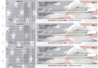 American Flag Accounts Payable Designer Business Checks | BU3-CDS32-DED