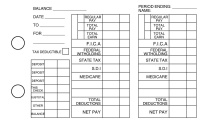 American Flag Payroll Designer Business Checks | BU3-CDS32-PAY