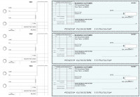 Teal Safety Standard Itemized Invoice Business Checks | BU3-ESF01-SII