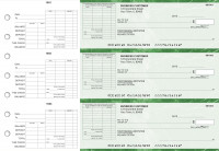 Green Marble General Itemized Invoice Business Checks | BU3-GMA01-GII