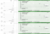 Green Marble Itemized Counter Signature Business Checks | BU3-GMA01-ICS