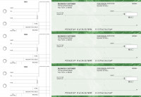 Green Marble Standard Mailer Business Checks | BU3-GMA01-SML