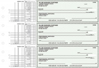 Green Safety Multi Purpose Business Checks | BU3-GRN01-DEP