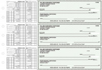 Green Safety Payroll Business Checks | BU3-GRN01-PAY