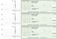 Green Safety Itemized Invoice Business Checks | BU3-GRN01-TNV