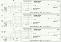 Green Knit General Itemized Invoice Business Checks | BU3-GRN02-GII