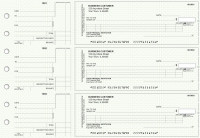 Green Knit Standard Itemized Counter Signature Business Checks | BU3-GRN02-ICS