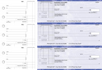 Blue Marble Standard Itemized Invoice Business Checks | BU3-LMA01-SII