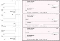 Pink Safety Standard Counter Signature Business Checks | BU3-PSF01-SCS