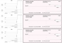 Pink Safety Standard Mailer Business Checks | BU3-PSF01-SML