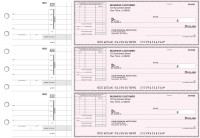 Pink Safety Itemized Invoice Business Checks | BU3-PSF01-TNV