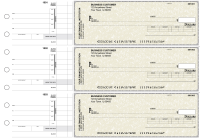 Tan Parchment Invoice Business Checks | BU3-TPM01-INV