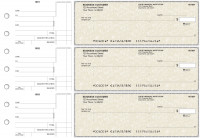 Tan Parchment Standard Mailer Business Checks | BU3-TPM01-SML