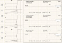 Tan Knit Standard Mailer Business Checks | BU3-TPM02-SML