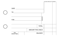 Tan Knit Standard Mailer Business Checks | BU3-TPM02-SML