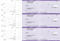Purple Marble Standard Counter Signature Business Checks | BU3-UMA01-SCS