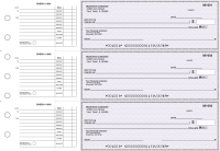 Purple Safety Accounts Payable Business Checks | BU3-USF01-DED