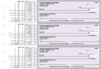 Purple Safety Multi Purpose Business Checks | BU3-USF01-DEP