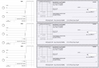 Purple Safety Standard Itemized Invoice Business Checks | BU3-USF01-SII