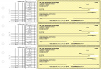 Yellow Safety Multi Purpose Business Checks | BU3-YEL01-DEP