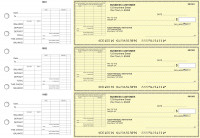 Yellow Safety General Itemized Invoice Business Checks | BU3-YEL01-GII