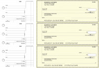 Yellow Safety Standard Counter Signature Business Checks | BU3-YEL01-SCS