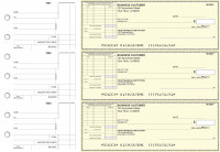 Yellow Safety Standard Itemized Invoice Business Checks | BU3-YEL01-SII