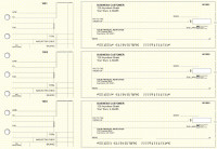Yellow Knit Standard Counter Signature Business Checks | BU3-YEL02-SCS