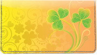 Shamrock Shuffle Leather Checkbook Cover | CDP-TVL18