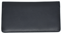 Black Premium Leather Checkbook Cover  | CLG-BLA01