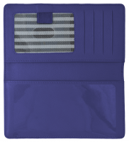 Royal Blue Premium Leather Checkbook Cover | CLG-BLU01