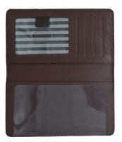 Brown Premium Leather Checkbook Cover  | CLG-BRN01