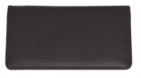 Dark Brown Premium Leather Checkbook Cover | CLG-BRN02