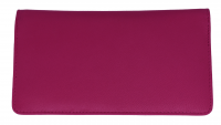 Pink Premium Leather Checkbook Cover  | CLG-PNK01