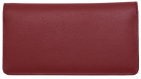Red Premium Leather Checkbook Cover | CLG-RED01