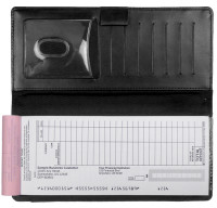 Economy Business Leather Checkbook Cover | CLM-BLA01