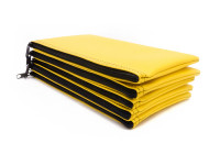 Yellow Zipper Bank Bag, 5.5" X 10.5" | CUR-009