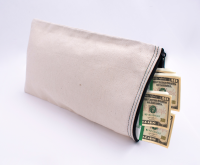Vertical Zippered Canvas Bag | CUR-030