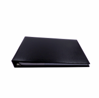 Black Business 7 Ring Check Binder | CVB-BLA01