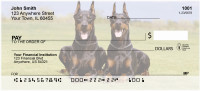 Dobermans Personal Checks | DOG-20