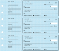 Blue Safety Deskset Personal Checks | DS-BLS01