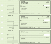 Green Safety Deskset Personal Checks Style 2 | DS-GRS02