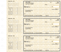 Parchment Deskset Personal Checks | DS-TPM01