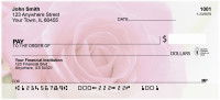 Pink Roses Personal Checks | FLO-40