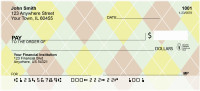 Classic Argyle Personal Checks | GEO-11