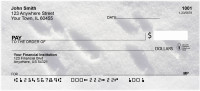 Snowy Animal Tracks Personal Checks | GEO-30