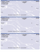 Blue Marble 3 Per Page Laser Checks | L3C-BM