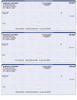Blue Safety High Security 3 Per Page Laser Checks | L3CHS-BS