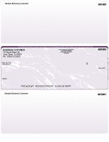 Violet Marble Laser Business One Per Page Voucher Checks- Middle Style | LMC-VM